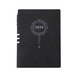 俊品2026年日程本定制每日计划本工作效率手册365天打卡时间管理日历记事本学生简约笔记本子一日一页日记本