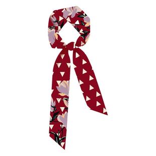 红色小丝巾女窄长条扎头编发带绑包丝带飘带搭配衬衫脖子装饰领带