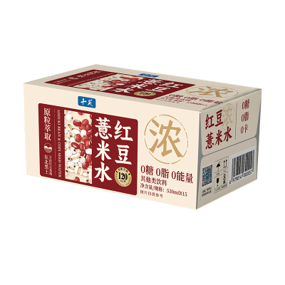 十足红豆薏米水530ml0卡0脂