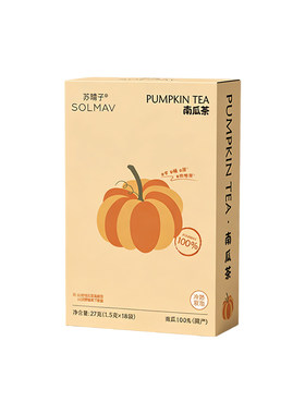 爆款韩国同款排水高钾消水南瓜茶