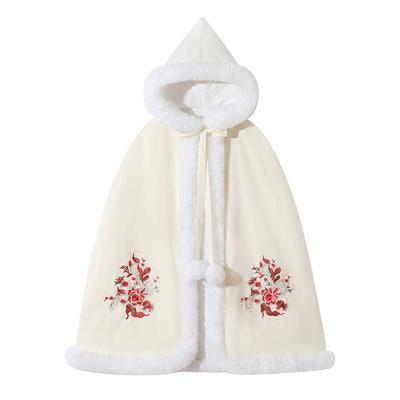 女童披风汉服斗篷秋冬外出