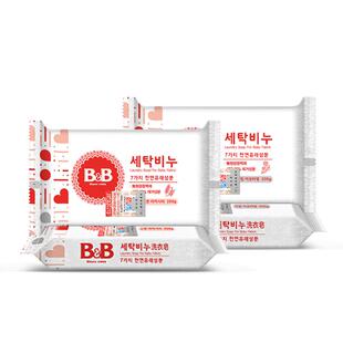 韩国进口保宁婴幼儿洗衣皂200g*4洋槐甘菊各2块