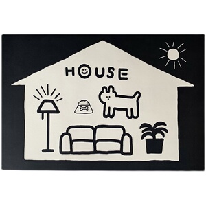 dooda dream house硅藻泥软ins吸水地垫防滑卫生间脚垫厕所浴室