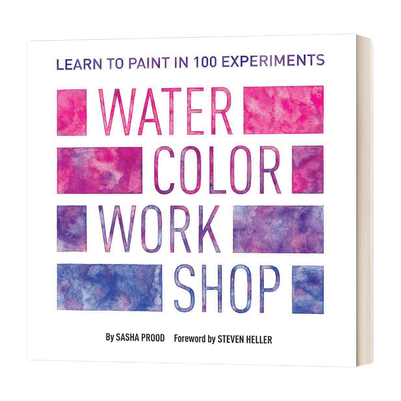 英文原版 Watercolor Workshop Learn To Paint In 100 Experiments 水彩实践课 英文版 进口英语原版书籍