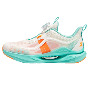 【氢风9.0-蒲风配色】特步儿童大网孔透气官方跑步鞋男童运动鞋