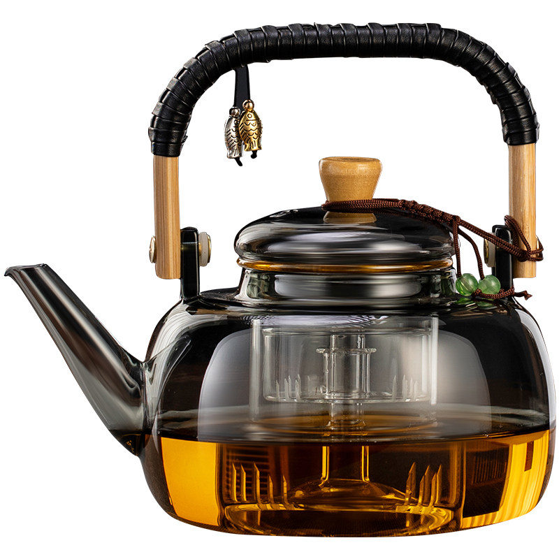 玻璃煮茶壶2026新款围炉煮茶器家用提梁壶耐高温明火电陶炉烧水壶