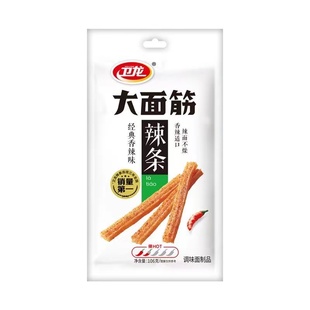卫龙辣条大面筋零食65g调味面制品麻辣新老包装随机发