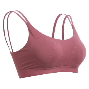 奔跑吧卡卡一体式双肩带运动内衣女防震跑步瑜伽背心美背健身文胸