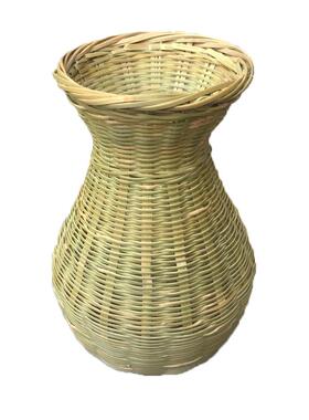 手工花瓶毛竹篓竹编制品鱼篓背篓