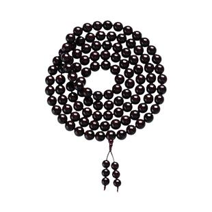 正宗老料小叶紫檀手串108颗佛珠手链男女绿檀血檀紫檀木满星念珠