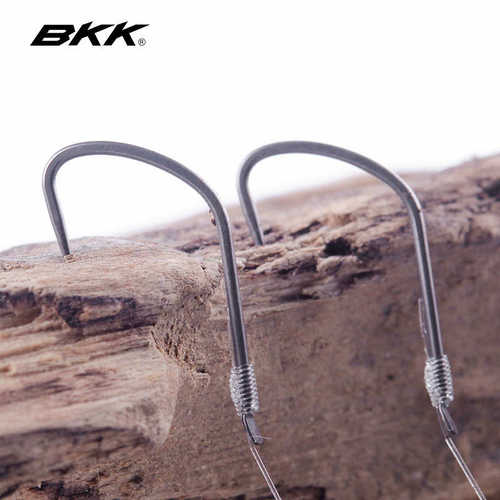 BKK竞技黑坑仇鲤子线付双钩纯手工绑好成品钓鱼钩套装细钩条无刺