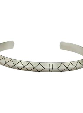 NFF钛钢手镯男款潮牌小众设计