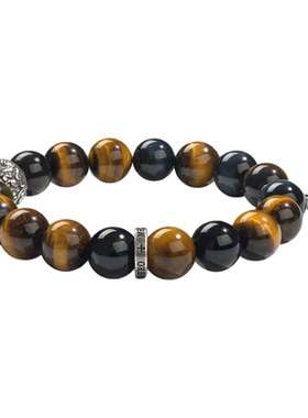 邱鼎杰陈赫同款天然黄虎眼石手链