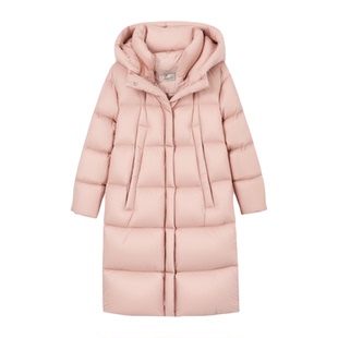 雅鹿秋冬季新款中长款羽绒服女款25年鸭绒加厚时尚女士显瘦超保暖