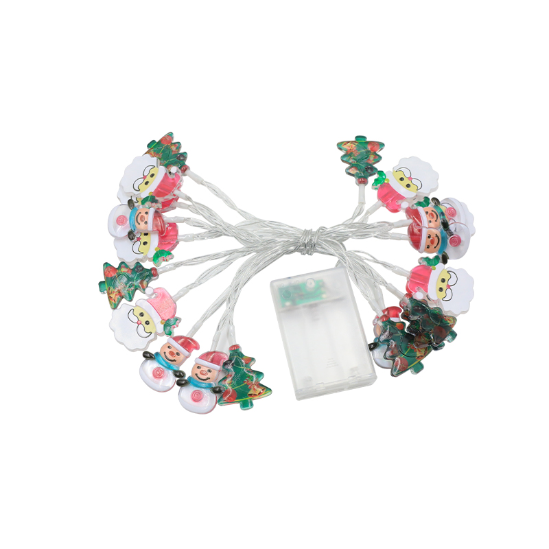 圣诞节装饰品星星小彩灯串灯闪灯圣诞树挂灯节日布置橱窗氛围装扮