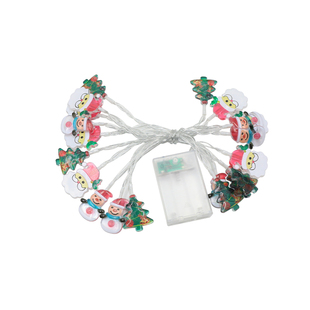 圣诞节装饰品星星小彩灯串灯闪灯圣诞树挂灯节日布置橱窗氛围装扮