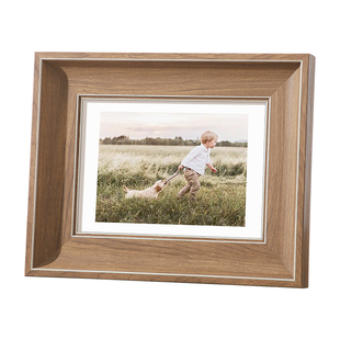 复古相框定制洗照片做成6寸简约六7寸装裱纪念相册摆件挂墙高级感