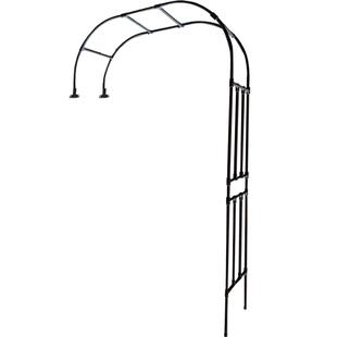 半边拱门花架月季蔷薇花爬藤架铁艺支架户外庭院靠墙葡萄架架子