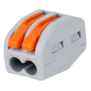 快速接线端子 PCT-212电线硬软线通用接头0.08-4平方连接器替胶布