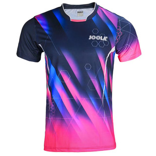 优拉尤拉JOOLA乒乓球服极光男女排汗透气乒乓球短袖T恤比赛服正品