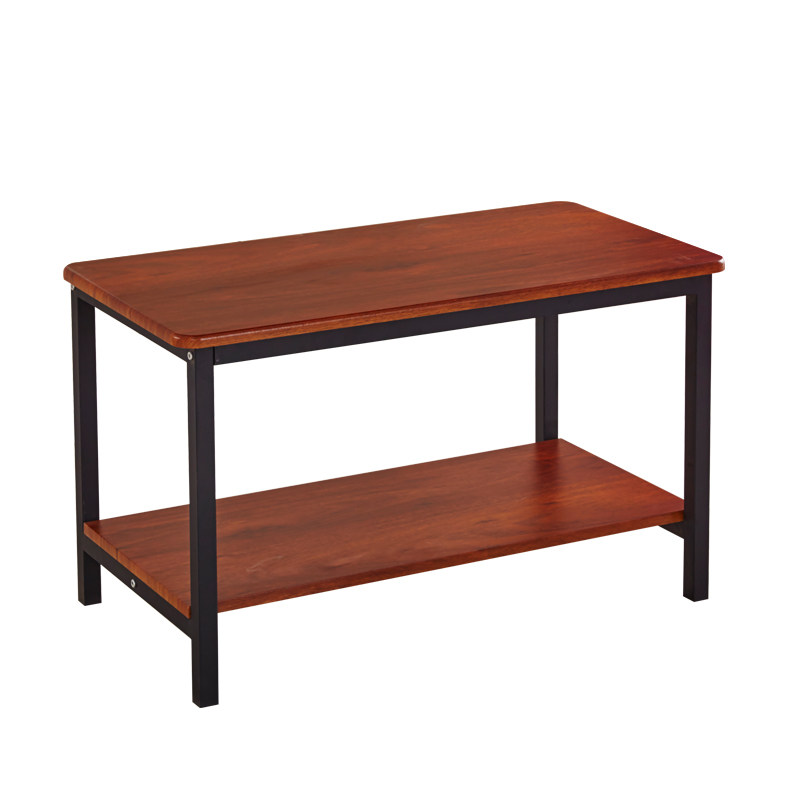 茶几小户型简约茶桌长条桌双层收纳桌长方形创意小桌子沙发边几木