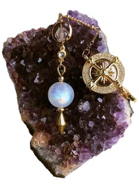 天然灵摆月光石原创设计女男