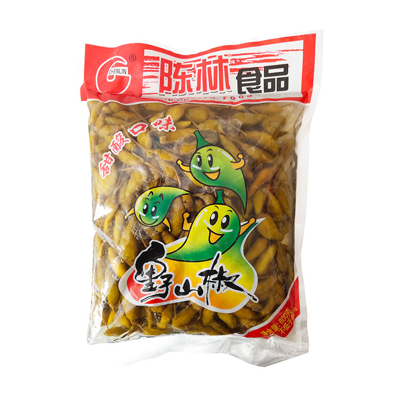 陈林酸甜口味野山椒800g泡椒凤爪泡菜辣椒咸菜下饭菜脆爽开胃