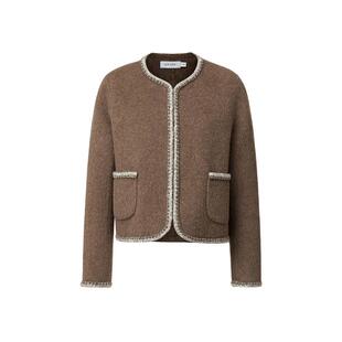 【柔软静奢风】VGRASS维格娜丝冬羊毛精致显瘦气质大衣coco外套女