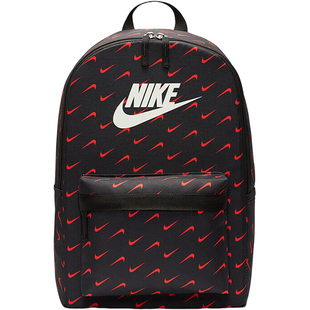 Nike/耐克正品新款男女便携印花拉链运动双肩背包HF6995-010