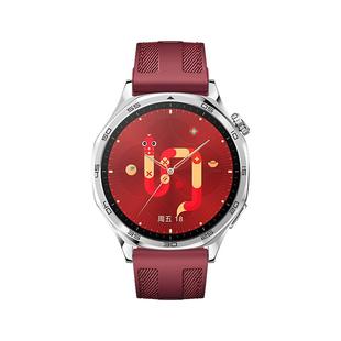 适用华为gt6瑞红复合编织GT5手表带watchgt5pro新年红色GT4智能腕表GT3女款运动gt2男式专用buds可替换腕带