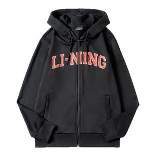 李宁外套女款收腰秋季穿搭修身连帽短款秋天薄款上衣2026新款卫衣