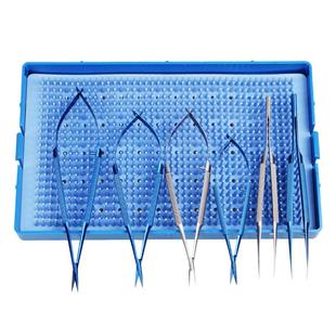 显微外科眼科器械角膜剪持针钳镊子弯剪刀练习实验室缝合工具医用