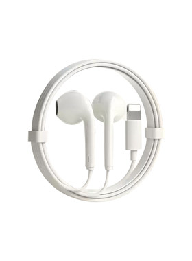 鸿适正品有线耳机适用苹果17typec接口13/14入耳式lighting原装16