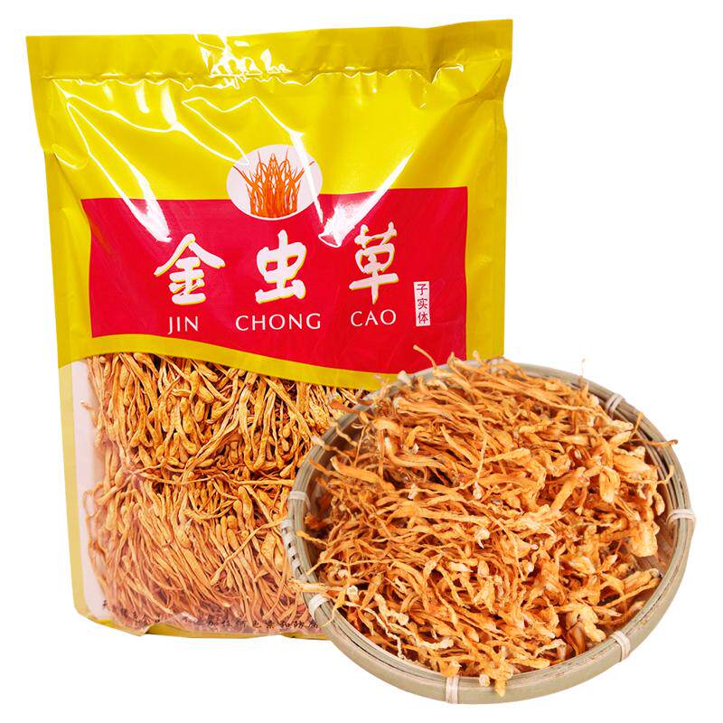 金虫草花农家自晒原味干货礼袋装