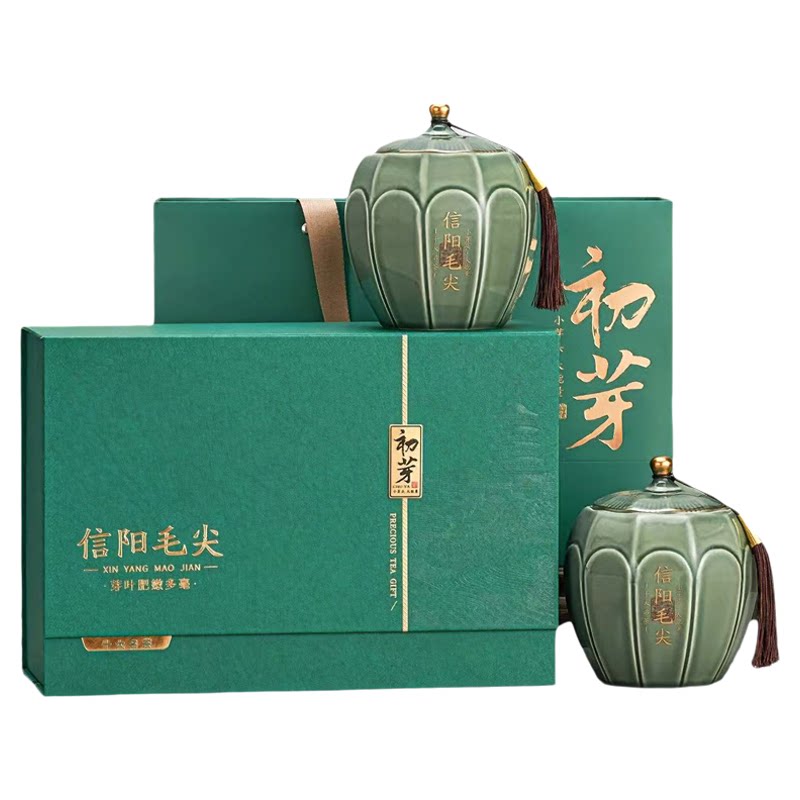 信阳毛尖2026新茶陶瓷礼盒装250g