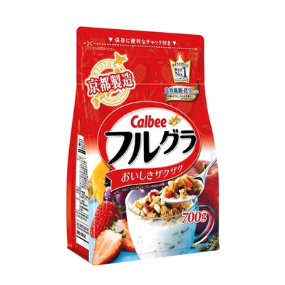 日本进口即食冲饮代餐水果麦片