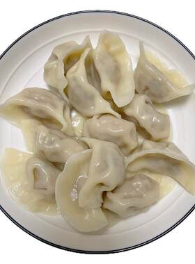 【纯净素-不含蛋奶】素水饺白菜豆腐芹菜木耳胡萝卜西葫芦玉米粒