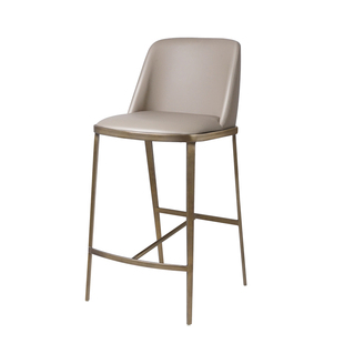 LIWUR设计师高脚椅靠背吧凳轻奢酒吧吧台椅子高款厨房高脚凳751