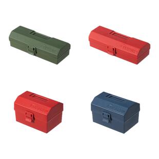 日本制 工业风五金工具箱手提式桌面收纳盒塑料便携迷你储物盒