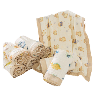 婴童多功能纱布婴儿浴巾宝宝新生儿浴巾纯棉吸水洗澡包被盖毯裹巾