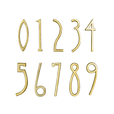 黄铜数字包邮两种尺寸