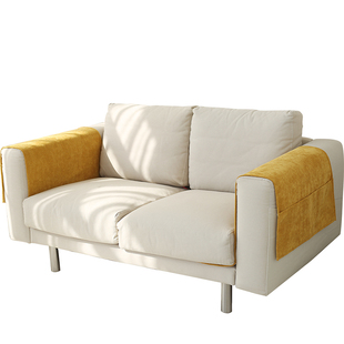 秋季新款沙发扶手盖巾纯色加长防滑收纳盖布厚雪尼尔沙发扶手罩套