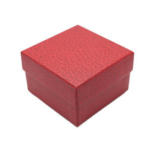 实用仿皮纹天地盖手表盒硬纸板手链包装礼盒工厂定制烫金印LOGO字