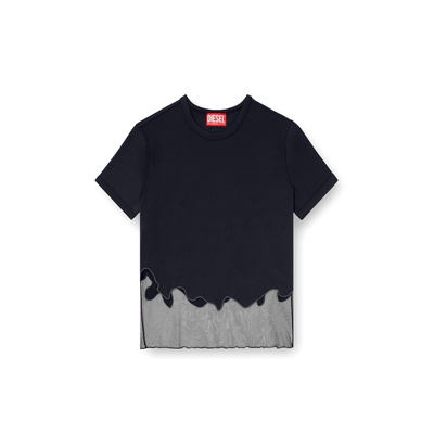 [折扣]DIESEL女士黑色Y2K短袖T恤A196100NKCV