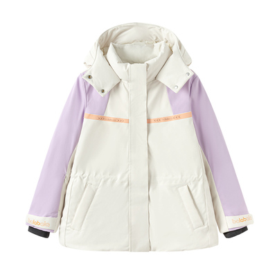 巴拉巴拉女童鹅绒羽绒服防风保暖