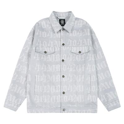 404MOBGANG休闲嘻哈潮牌满印夹克