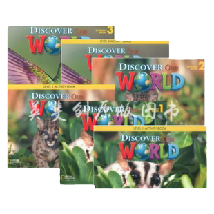 美国国家地理幼儿英语教材 Welcome to our world 、Discover Our world 123级 学生书+练习册  幼儿园教材 3~6岁 正版现货
