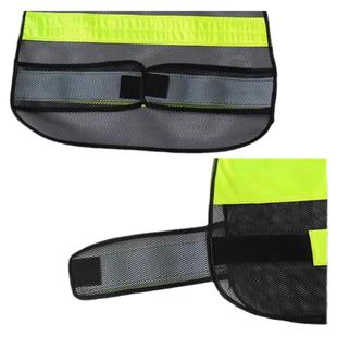 反光背心马甲高亮施工建筑夜间荧光衣服透气网布汽车安全防护服