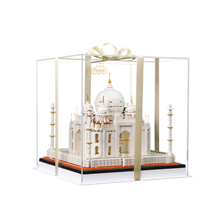 LYB乐一百适用乐高21056泰姬陵展示盒印度建筑系列透明防尘收纳盒