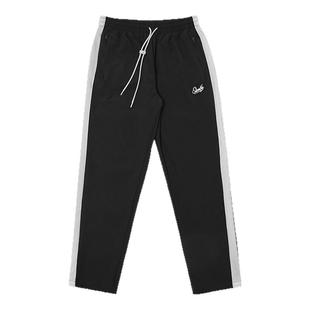 SLAMBLE秋季新款运动长裤男拉链口袋拼色直筒休闲裤宽松透气裤子